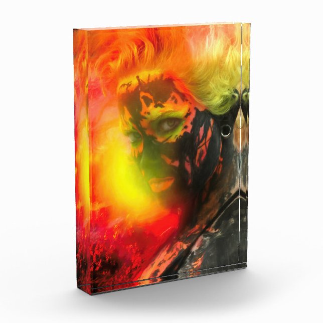 Fire Goddess PELE Photo Block (Left)