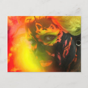 Fire Goddess PELE Postcard