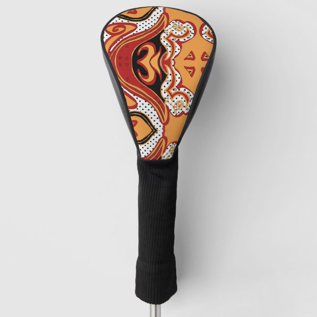 Fire Golf Head Cover (Front)