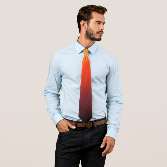 Fire Gradient Neck Tie (In Situ)