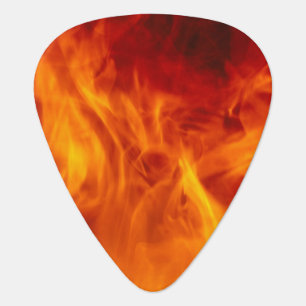 Fire Guitar Pick