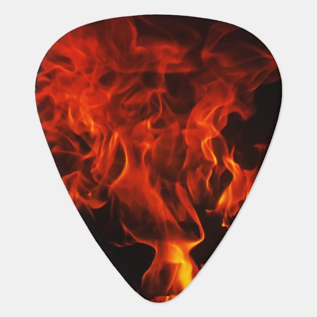 Fire Guitar Pick (Front)