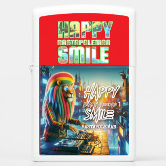 Fire happy smile sound zippo lighter