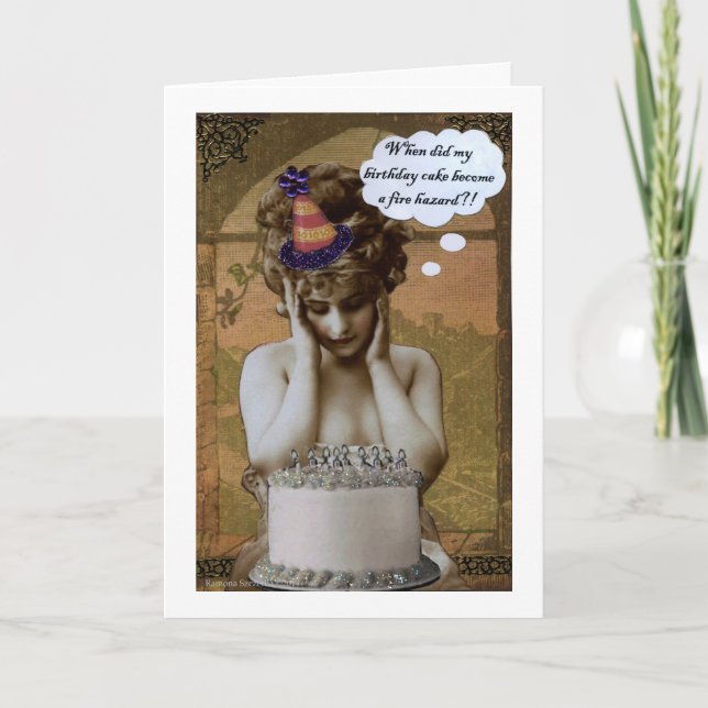 Fire Hazard Birthday Card (Front)
