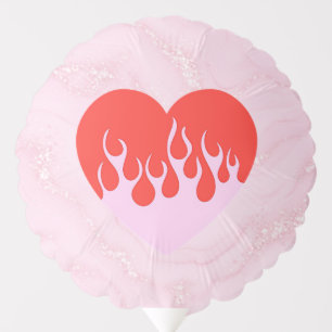 Fire Heart Balloon