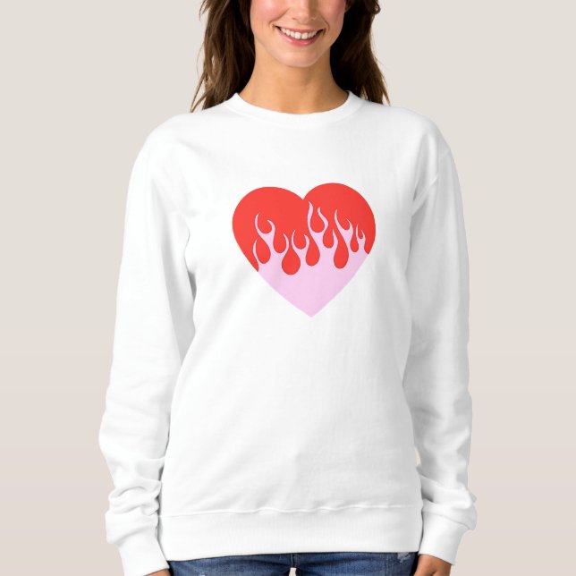 Fire Heart Sweatshirt (Front)