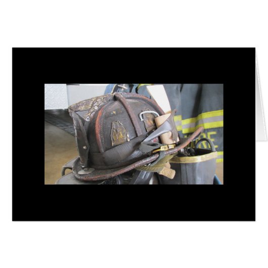 Fire helmet cards (Front Horizontal)
