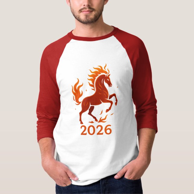 Fire horse 2026 T-Shirt (Front)
