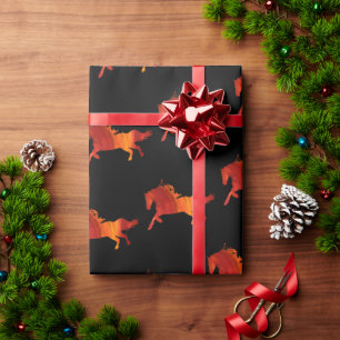 Fire Horse Art  Wrapping Paper