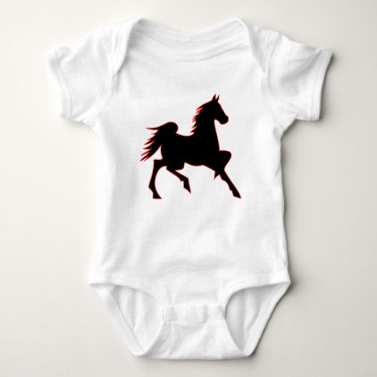 Fire Horse Baby Bodysuit