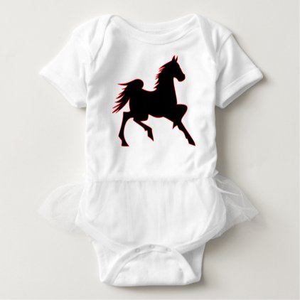 Fire Horse Baby Bodysuit