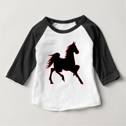 Fire Horse Baby T-Shirt