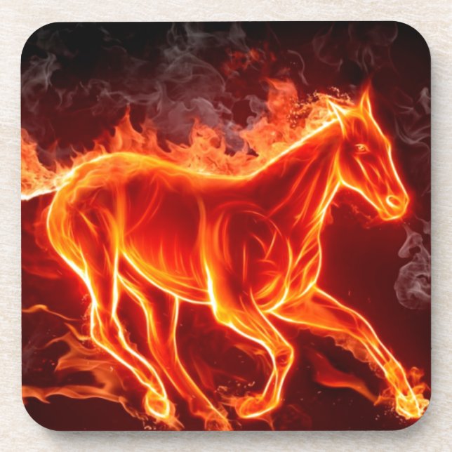 fire horse coaster (Front)