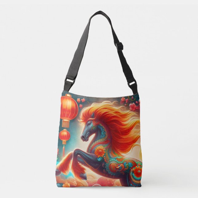 Fire Horse Crossbody Bag (Front)