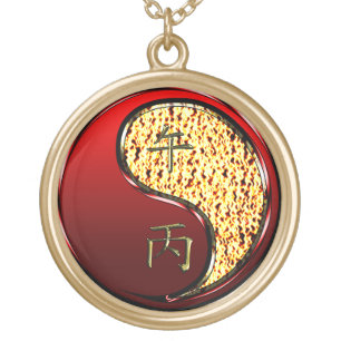 Fire Horse Gold Plated Necklace