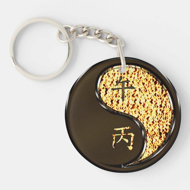 Fire Horse Keychain (Front)