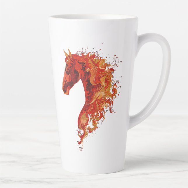Fire Horse Latte Mug (Right)