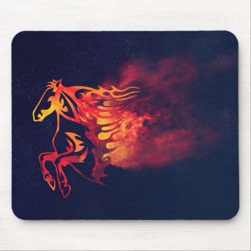 Fire Horse Mouse Pad