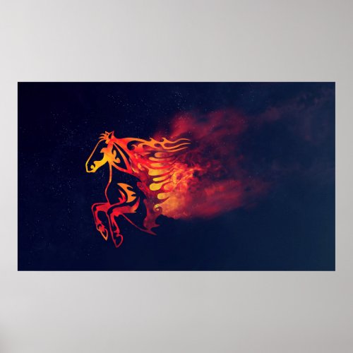 Fire Horse Poster