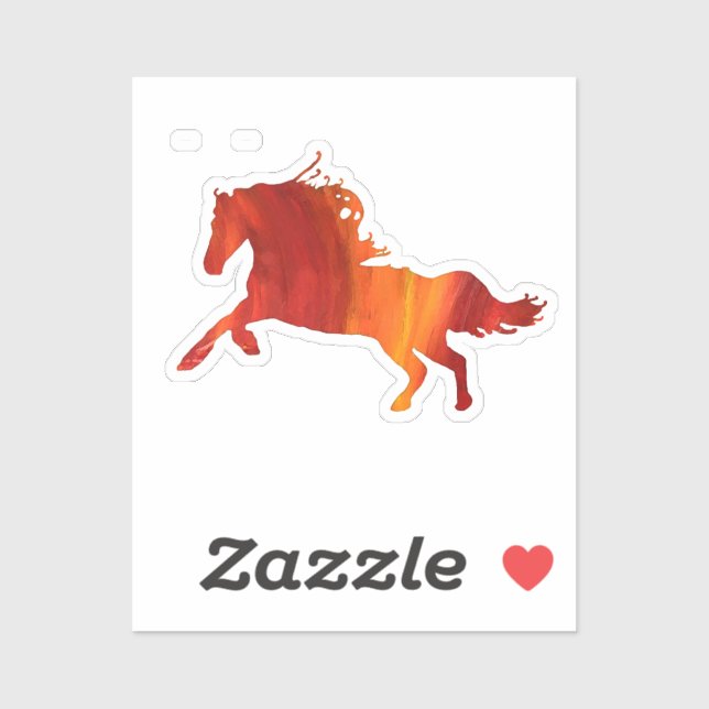 Fire horse Sticker (Sheet)
