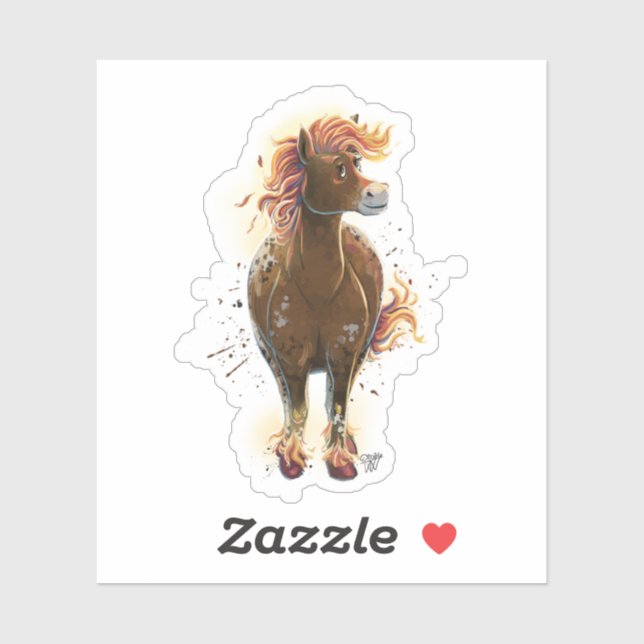 Fire Horse Sticker (Sheet)