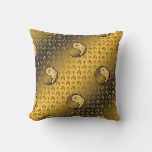 Fire Horse Throw Pillow