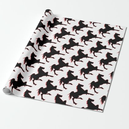 Fire Horse Wrapping Paper