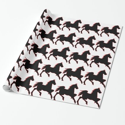 Fire Horse Wrapping Paper