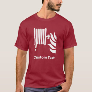 Fire Hose Reel Safety Sign T-Shirt
