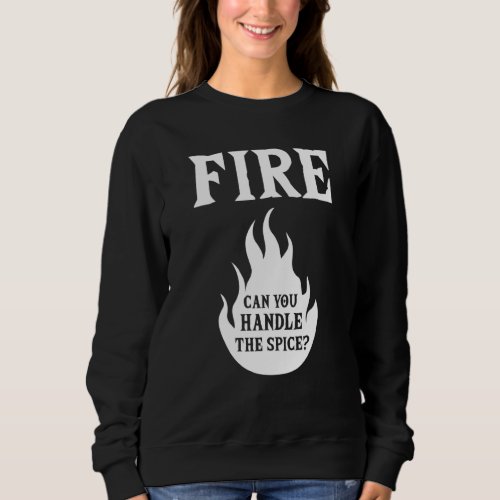 Fire Hot Packet Halloween Taco Costume Sweatshirt