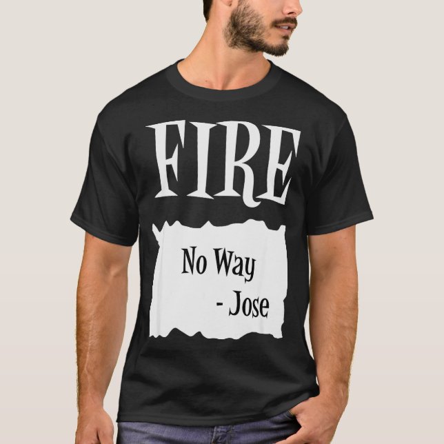 Fire - Hot Packet Halloween Taco Costume  T-Shirt (Front)