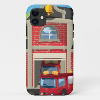 Fire House and Fire Truck iPhone 11 Case