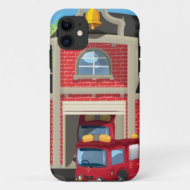 Fire House and Fire Truck Case-Mate iPhone Case (Back)