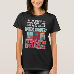 Fire House Department Work Fire Truck Firefighter T-Shirt