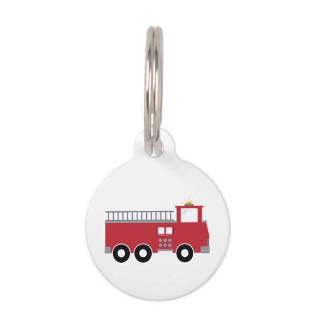 Fire Hydrant Pet ID Tag (Front)