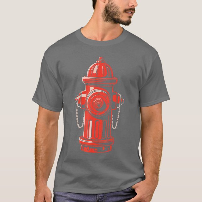 Fire Hydrant Shirt Kids Adult Men Women Fire Hydra (Front)
