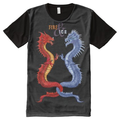 FIRE &amp; ICE All-Over-Print SHIRT