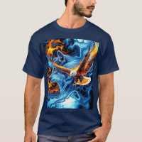 Fire & Ice Eagle & Wolf