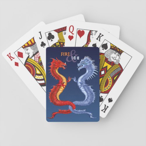 FIRE  ICE PLAYING CARDS