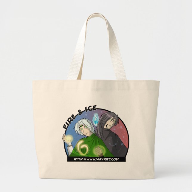 Fire & Ice Tote Bag (Front)