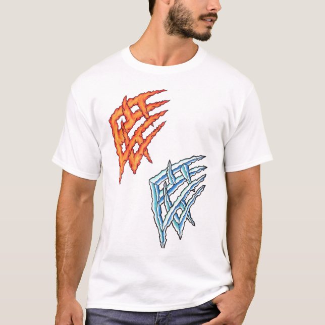 Fire & Ice Tribal T-Shirt (Front)