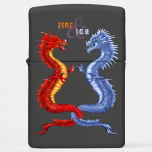 FIRE & ICE ZIPPO LIGHTER