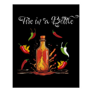 Fire In A Bottle Poster