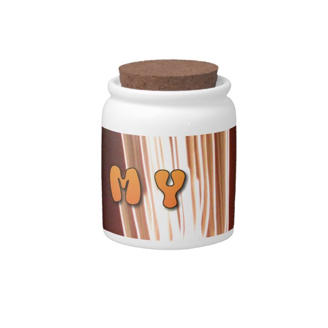 Fire in My Heart Art Print Candy Jar (Front)