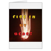 Fire in my heart briliant fireworks Hakuna Matata. (Front)