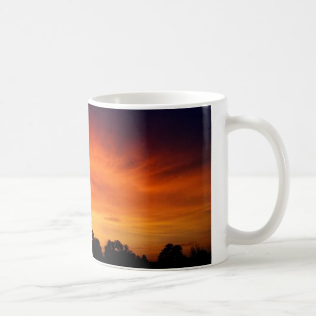 Fire In The Sky - Amazing Sunset Coffee Mug (Right)
