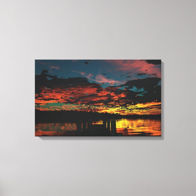 Fire in the Sky Canvas Print (Front)