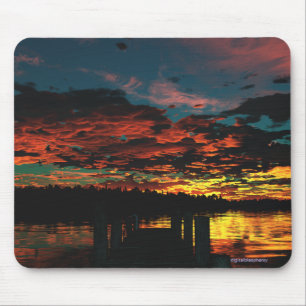 Fire in the Sky Mousepad