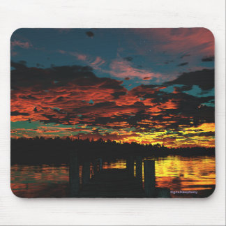 Fire in the Sky Mousepad