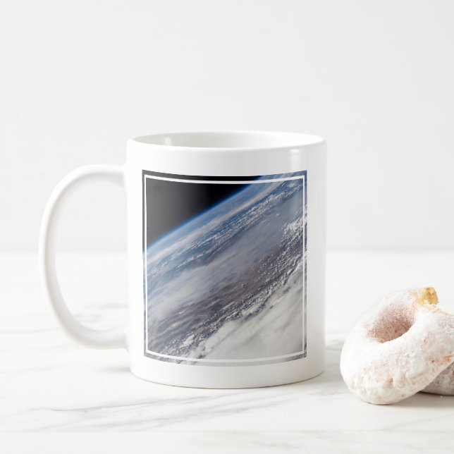 Fire In Yosemite National Park & Stanislaus Forest Coffee Mug (With Donut)